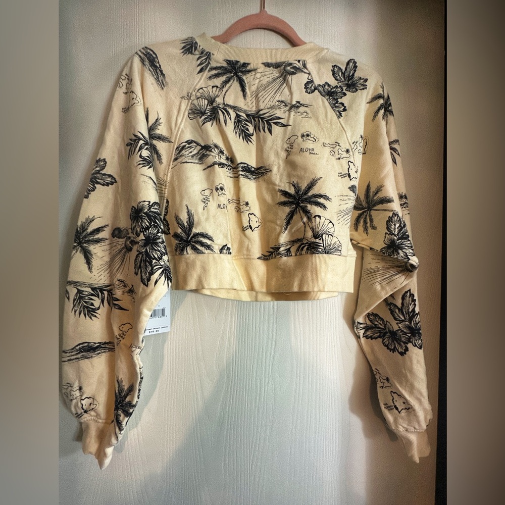 Free people poppy alpha cropped sweatshirt - Picture 3 of 4